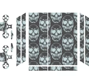 Adesivo Ps4 modello del cranio - TenStickers