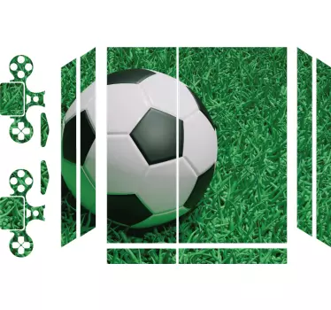 Adesivo Ps4 design del pallone da calcio - TenStickers