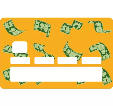 Adesivo carta di credito disegno del modello di denaro - TenStickers