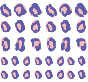 Adesivo per bici design a macchie di leopardo - TenStickers