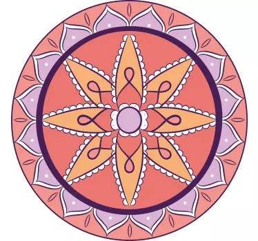 Adesivi animali per bambini mandala botanico - TenStickers