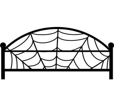Adesivo testata letto effetto rete - TenStickers