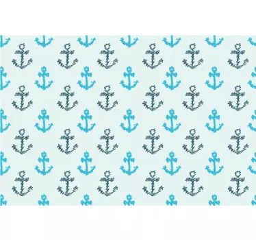 Adesivo carta di credito design a motivo ancora - TenStickers