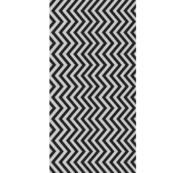 Adesivo per frigo copertina con motivo a zigzag - TenStickers