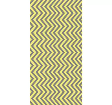 Adesivo per frigo design a zigzag - TenStickers