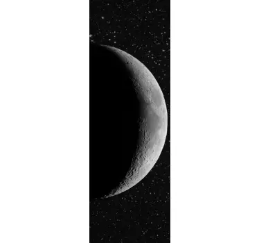 Sticker decorativo frigo spicchio di luna - TenStickers