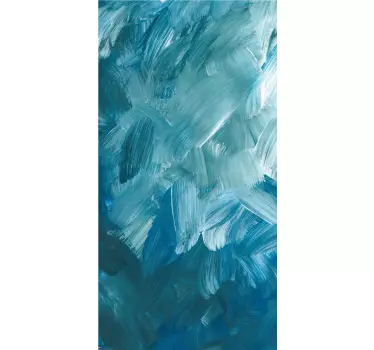 Adesivo per frigo motivo a colori spazzolati - TenStickers