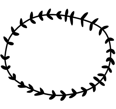 Wall sticker corona d'alloro - TenStickers