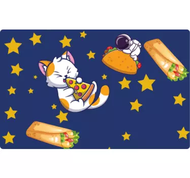 Adesivo carta di credito gatto giocoso delizioso - TenStickers