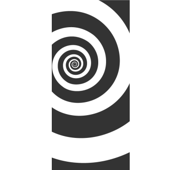Adesivo per frigo sovrapposizione a spirale - TenStickers
