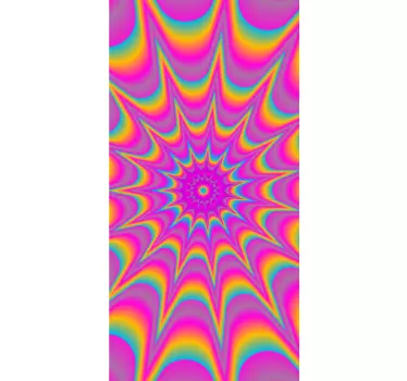 Adesivo per frigo motivo a spirale colorato - TenStickers