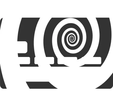 Adesivo carta di credito disegno a spirale - TenStickers