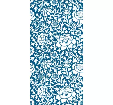 Adesivo per frigo sovrapposizione di stampa botanica - TenStickers