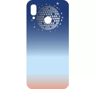 Adesivo huawei sfera disco geometrica - TenStickers