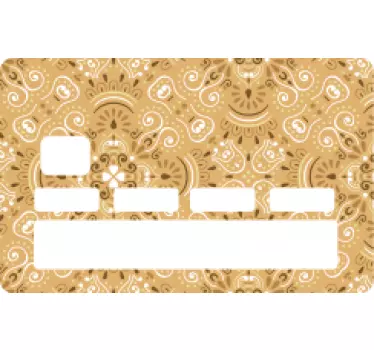 Adesivo carta di credito motivo decorato - TenStickers