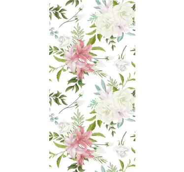 Adesivo per frigo copertura botanica per frigo - TenStickers