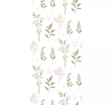 Adesivo per frigo decorazione floreale - TenStickers