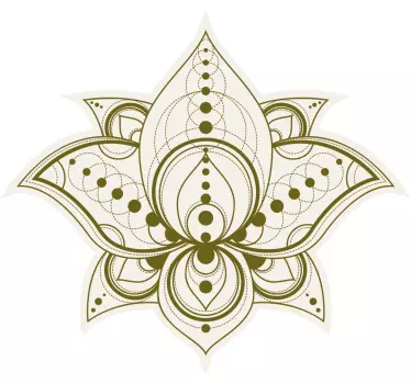 Adesivo decorativo motivo floreale intricato - TenStickers