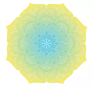 Adesivo decorativo forma mandala elegante - TenStickers