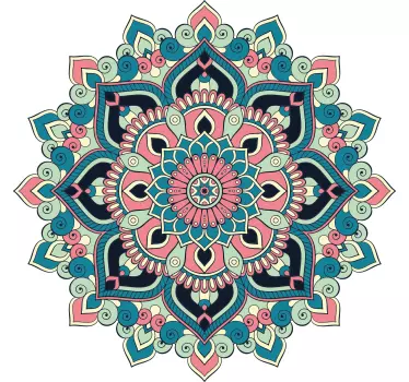 Adesivo decorativo elaborato motivo mandala - TenStickers