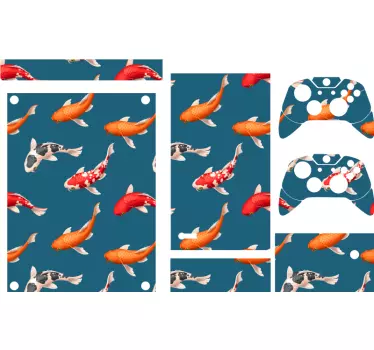 Adesivo Xbox modello di pesce koi - TenStickers