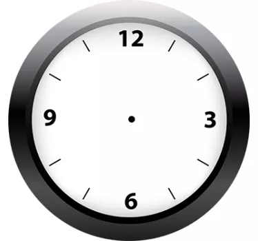 Sticker orologio cucina - TenStickers