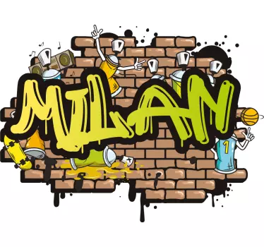 Adesivo graffiti graffiti urbani colorati - TenStickers