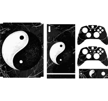 Adesivo Xbox concetto di yin yang - TenStickers