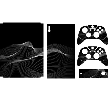 Adesivo Xbox onde superficiali lisce - TenStickers
