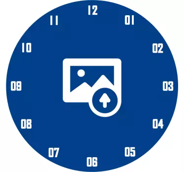 Sticker orologio personalizzato - TenStickers