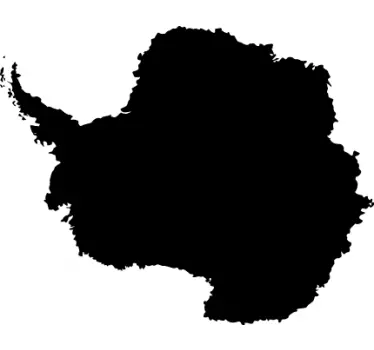 Sticker decorativo silhouette Antartide - TenStickers