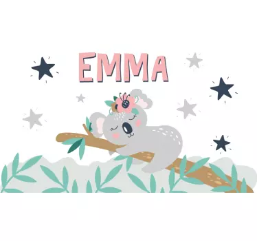 Adesivo cameretta neonato sogni di koala - TenStickers