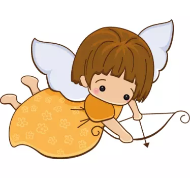 Adesivo figura angelica carina - TenStickers