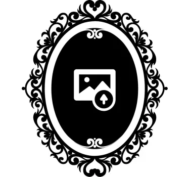 Adesivo murale Cornice Personalizzabile - TenStickers