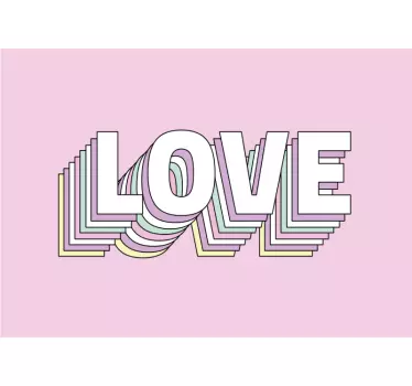 Adesivo carta di credito design amore elegante - TenStickers