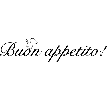 Adesivo cucina buon appetito - TenStickers