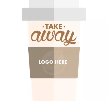Adesivo decorativo take away - TenStickers