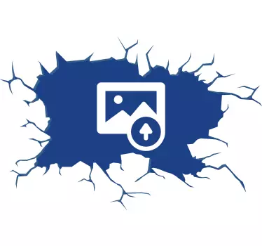 Sticker scorcio 3D personalizzato - TenStickers