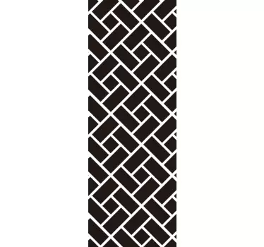 Adesivo Box Doccia  Figure Geometriche - TenStickers