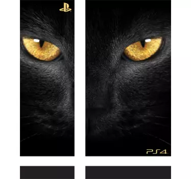 Adesivo Ps4 muso gatto - TenStickers