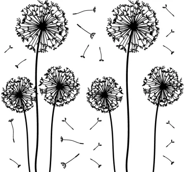 Wall sticker dente di leone - TenStickers