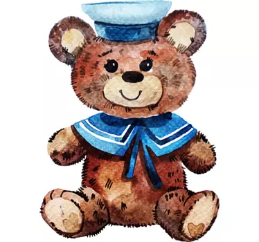 Sticker bambini teddy acquarello - TenStickers