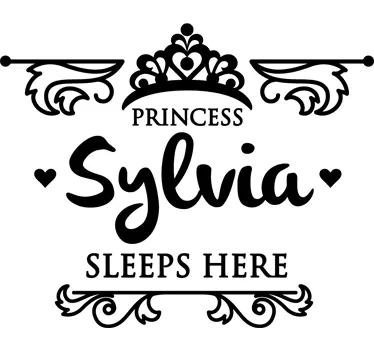 Wall sticker princess - TenStickers