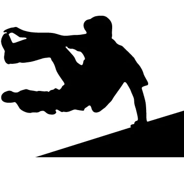 Adesivo silhouette parkour - TenStickers