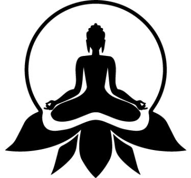 Adesivo murale logo Buddha - TenStickers