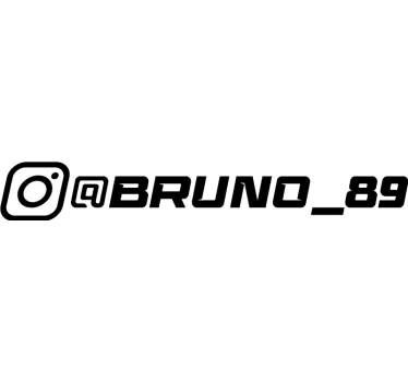 Adesivo per auto instagram racing - TenStickers