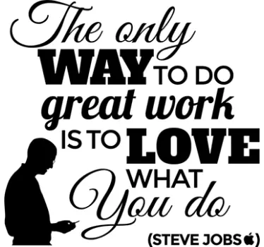 Wall sticker Steve Jobs - TenStickers