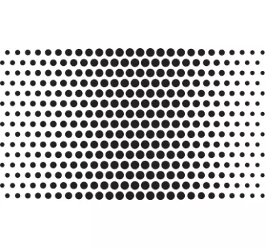Adesivo cerchio topos para oficina - TenStickers