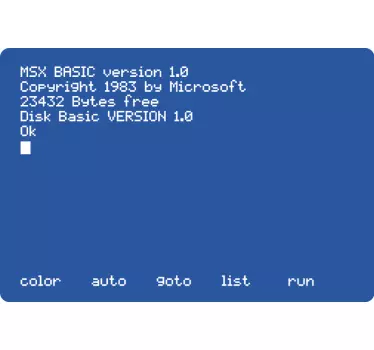 Adesivo per pc con sistema operativo MSX - TenStickers