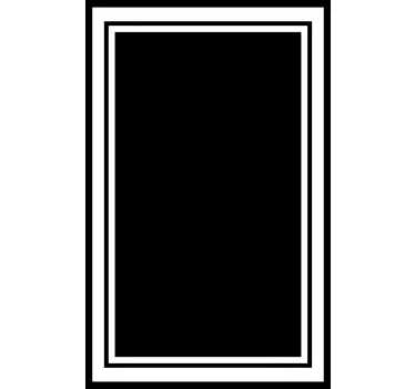 Sticker adesivo per porta effetto opaco - TenStickers